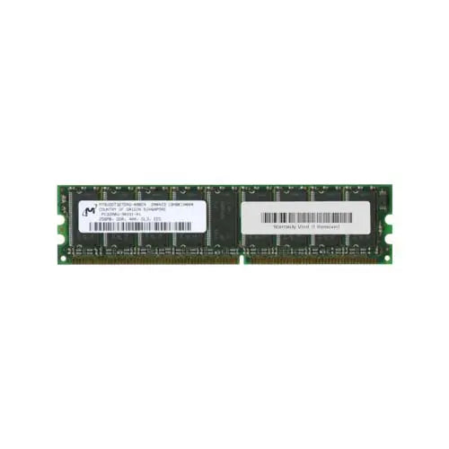 MT9VDDT3272AG-40BC4 - Micron 256MB DDR-400MHz PC3200 ECC Unbuffered CL3 184-Pin DIMM Memory Module