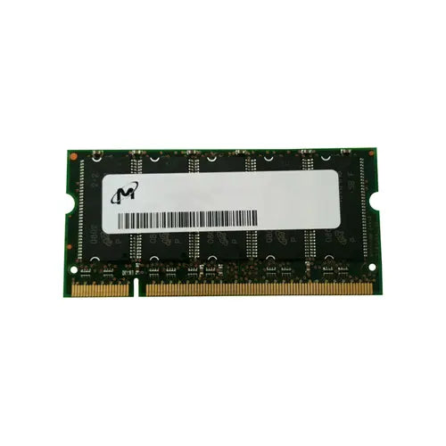 MT9VDDT6472HG-40B - Micron 512MB DDR-400MHz PC3200 ECC Unbuffered CL3 200-Pin SoDimm Single Rank Memory Module