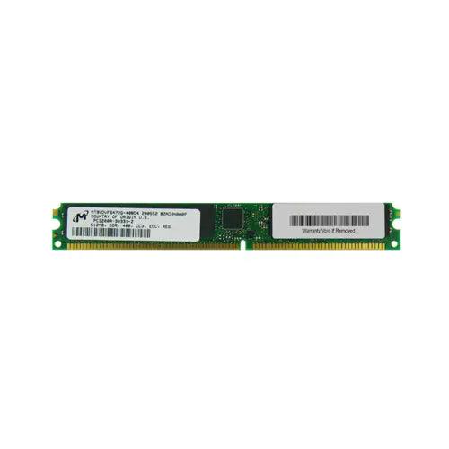 MT9VDVF6472G-40BD4 - Micron 512MB DDR-400MHz PC3200 ECC Registered 184-Pin DIMM Very Low Profile (VLP) Memory Module