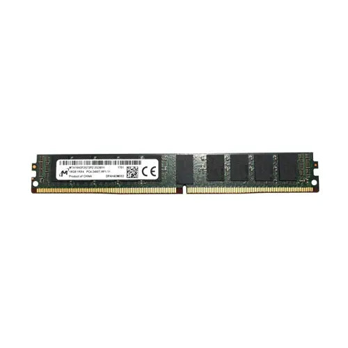 MTA18ADF2G72PZ-2G3B1II - Micron 16GB PC4-19200 DDR4-2400MHz ECC Registered CL17 RDIMM 1.2V VLP Single-Rank Memory Module