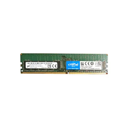 MTA18ASF2G72AZ-2G1A1ZG - Micron 16GB PC4-17000 DDR4-2133MHz ECC Unbuffered CL15 288-Pin DIMM 1.2V Dual Rank Memory Module