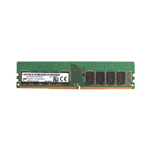 MTA18ASF2G72AZ-2G3A1ZG - Micron 16GB PC4-19200 DDR4-2400MHz ECC Unbuffered CL17 UDIMM 1.2V Dual-Rank Memory Module