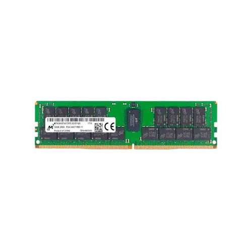 MTA36ASF4G72PZ-2G3D1QG - Micron 32GB PC4-19200 DDR4-2400MHz ECC Registered CL17 RDIMM 1.2V Dual-Rank Memory Module