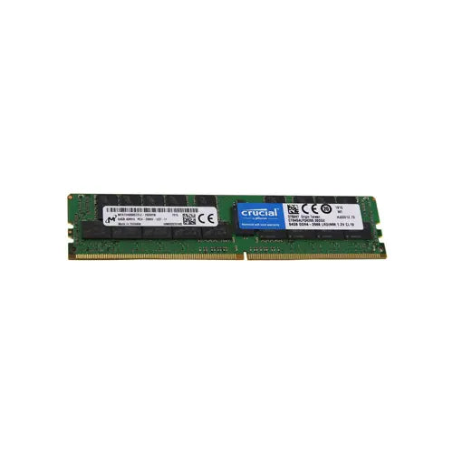 MTA72ASS8G72LZ-2G6D2SI - Micron 64GB DDR4-2666MHz PC4-21300 ECC Registered CL19 288-Pin LRDIMM 1.2V Quad Rank Memory Module