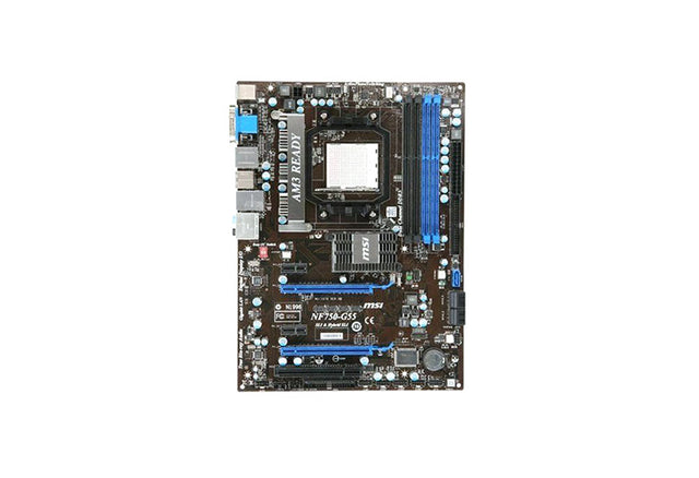 Socket AM3 AMD NVIDIA nForce 750a SLI ATX System Board Motherboard Supports Phenom II/Athlon II DDR3 4x DIMM