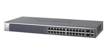 NetGear - NGFSM726E100EUS - ProSafe 24-Ports 10/100Mbps Layer 2 Managed Switch With 2 Gigabit Ports