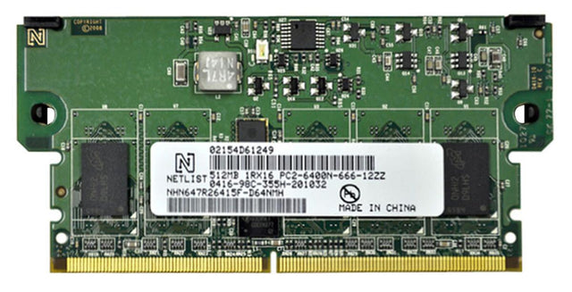 NHN647R26415F-D64NMH Netlist 512MB PC2-6400 DDR2-800MHz CL6 Memory Module For Dell H700 RAID Controller