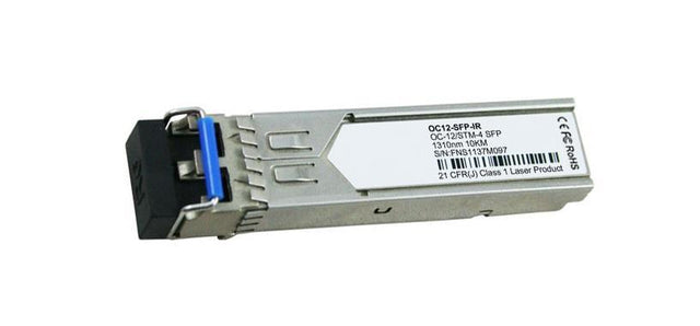 OC12-SFP-IR Foundry 622Mbps OC-12/STM-4 IR-1 Single-mode Fiber 15km 1310nm Duplex LC Connector SFP Transceiver Module (Refurbished)