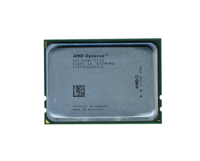 OS6168WKTCEGOWOF-A1 - AMD Opteron 6168 12-Core 1.90GHz 3200MHz FSB 12MB L3 Cache Socket G34 Processor