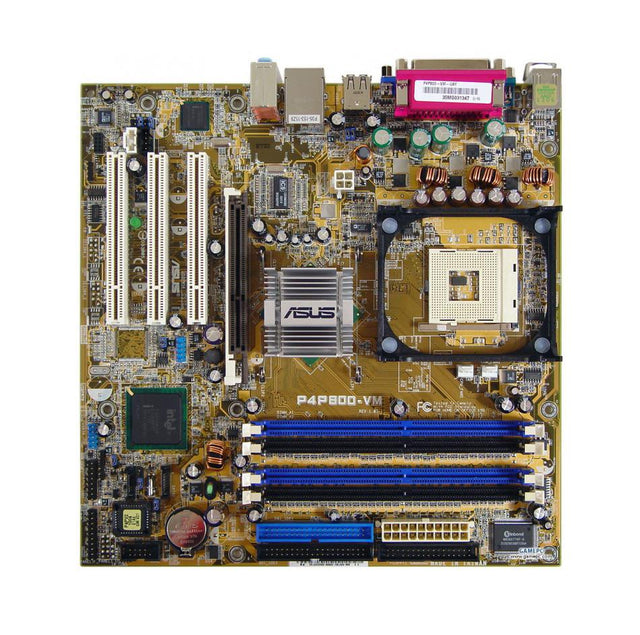 P4P800-VM ASUS Socket 478 Intel 865G Chipset micro-ATX Motherboard (Refurbished)