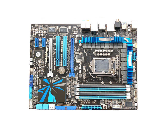 P7P55DPREMIUM - ASUS P7P55D Premium Socket 1156/ Intel P55/ DDR3/ Quad CrossFireX & Quad SLI/ A&2GbE/ ATX Motherboar. Motherboard