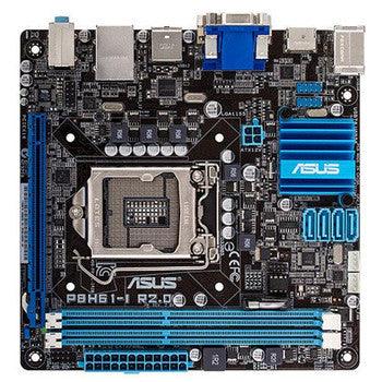 ASUS - P8H61-IR2.0 - P8H61-I R2.0 Socket LGA 1155 Intel H61 Chipset Core i7 / i5 / i3 / Pentium / Celeron Processors Support DDR3 2x DIMM 4x SATA 3.0Gb/s