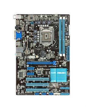 ASUS - P8H61-V - Socket LGA 1155 Intel H61 Chipset Core i7 / i5 / i3 Processors Support DDR3 2x DIMM 4x SATA 3.0Gb/s ATX Motherboard