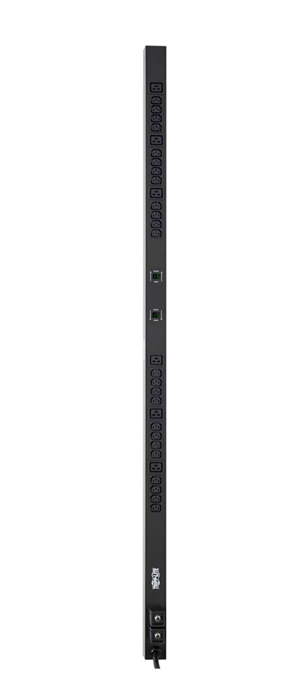 PDUMV30HV Tripp Lite Power Distribution Unit (PDU) Metered 208V 240V 30A 30 Outlet 6 x IEC 320 EN 60320 C19, 24 x IEC 320 EN 60320 C13 Zero U Vertical Rackmount, Wall-mountable (Refurbished)