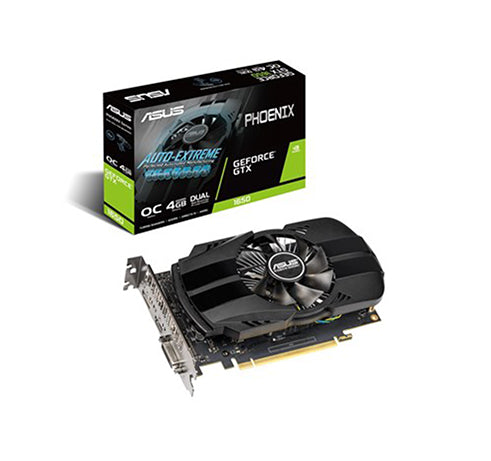 NVIDIA GeForce GTX 1650 Phoenix Fan Overclocked Edition 4GB GDDR5 DVI/HDMI/DisplayPort PCI-Express Video Card