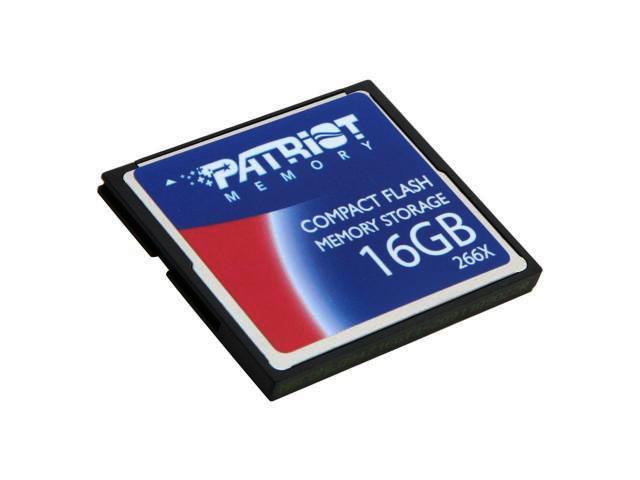 PSF16G266CF Patriot 16GB 266x CompactFlash (CF) Memory Card