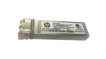 HP - QK724A#0D1 - B-Series 16Gbps Fibre Channel Multi-mode Fiber 100m 850nm Duplex LC Connector SFP+ Transceiver Module for SN6000B Switch