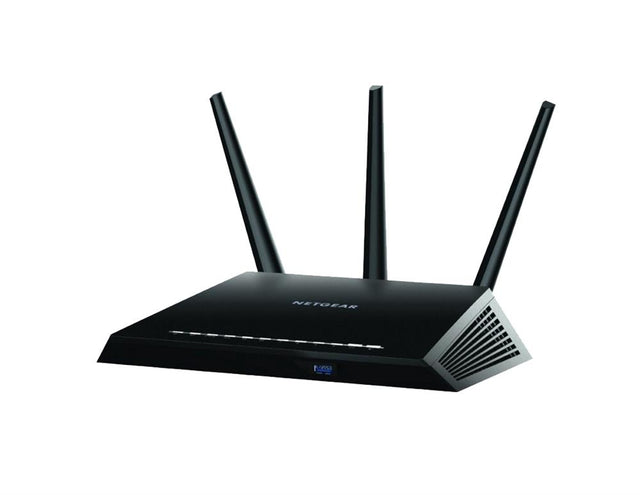 R7000-100PES NetGear Nighthawk AC1900 Dual Bands 2.4GHz / 5GHz Quad-Ports RJ-45 1 x WAN Port USB 3 x External Antennas Smart Wi-Fi Router (Refurbished)