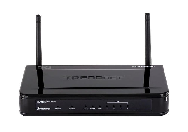 RB-TEW-634GRU TRENDnet N300 Wireless Gigabit Router with USB Port (Refurbished)