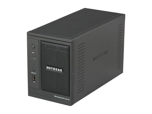 RND2000-100NAS Netgear ReadyNAS Duo 2-Bay Network Storage (NAS) with Gigabit & speeds upto 25MBps (Diskless) (Refurbished)