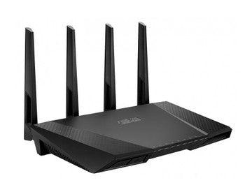 ASUS - RT-AC87U-B2 - Dual-band 4x4 AC2400 Wifi 4-Ports Gigabit Router with AiProtection Powered by Trend Micro