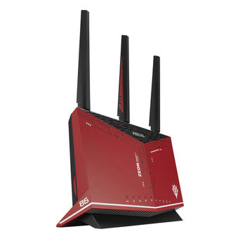 ASUS - RT-AX86UGUNDAM - RT-AX86U ZAKU II EDITION Wi-Fi 6 IEEE 802.11ax Ethernet Wireless Router - 2.40 GHz ISM Band - 5 GHz UNII Band - 4 x Antenna(1 x Internal/3 x External) - 712.50 MB/s Wireless Speed - 5 x Network