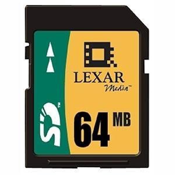 SD064231 Lexar 64MB SD Flash Memory Card