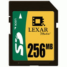 SD256-231 Lexar 256MB SD Flash Memory Card