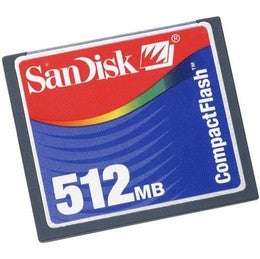 SDCFB-512-768 SanDisk 512MB CompactFlash (CF) Memory Card