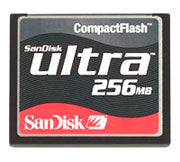 SDCFH-256-784 SanDisk Ultra 256MB CompactFlash (CF) Memory Card