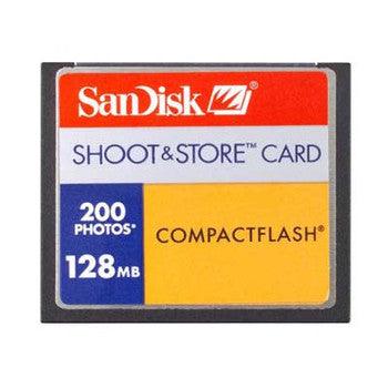 SanDisk - SDCFS-128-10PK - 128MB Shoot & Store CompactFlash (CF) Memory Card (10-Pack)