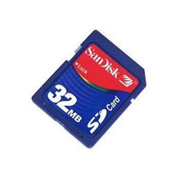 SanDisk - SDSDJ-32-10PK - 32MB Secure Digital (SD) Flash Memory Card (10-Pack)