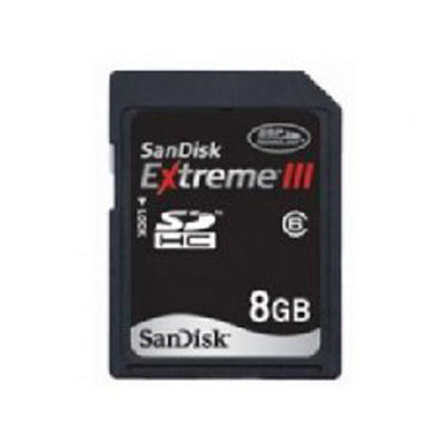 SDSDRX3-8192-E21 SanDisk 8GB Extreme HD Video SDHC Flash Memory Card