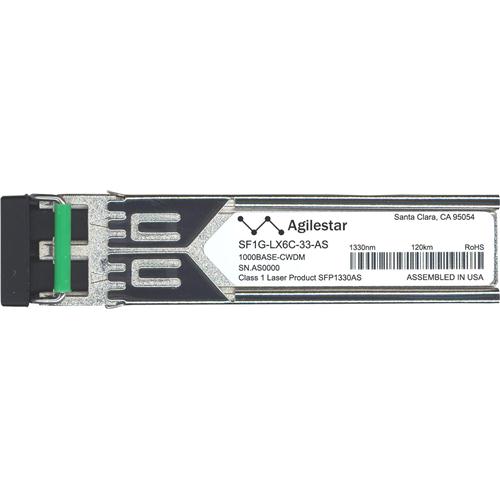 SF1G-LX6C-33-AS Agilestar 1.25Gbps 1000Base-CWDM Single-mode Fiber 120km 1330nm LC Connector SFP Transceiver Module