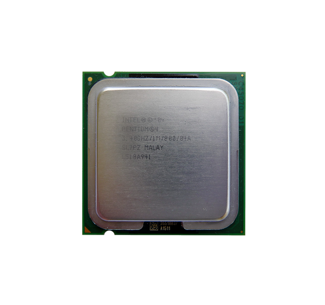 3.40GHz 800MHz FSB 1MB L2 Cache Socket LGA775 Intel Pentium 4 Single-core 1 Core Processor