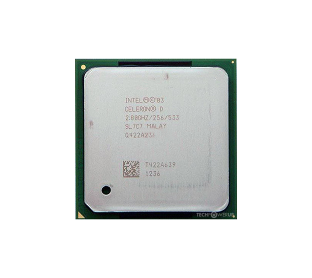 2.80GHz 533MHz FSB 256KB L2 Cache Socket PLGA775 Intel Celeron D 336 Single-core 1 Core Processor