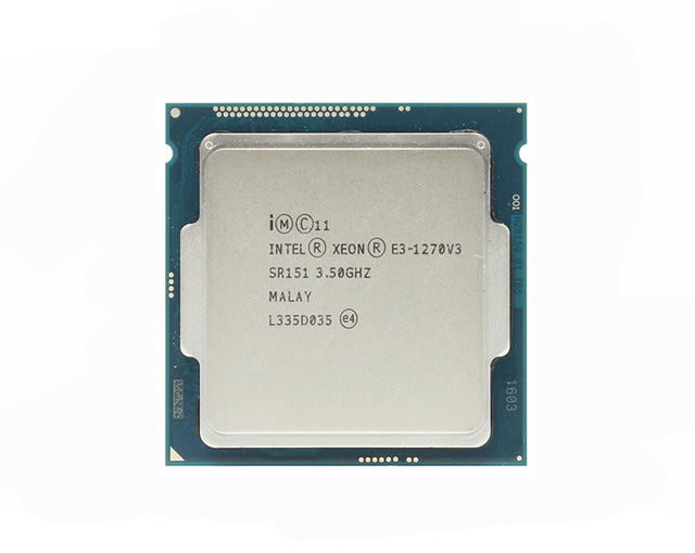 Intel Xeon Quad Core E3-1270v3 3.5GHz 8MB L3 Cache 5GT/s Dmi Speed Socket LGA1150 22nm 80w Processor