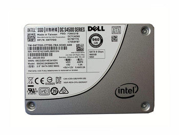 Intel - SSDSC2KB960G7L - DC S4500 Series 960GB TLC SATA 6Gbps (AES-256 / PLP) 2.5-inch Internal Solid State Drive (SSD)