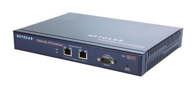 SSL312-100NAS Netgear ProSafe SSL312 VPN Concentrator 25 2 x 10/100Base-TX LAN (Refurbished)