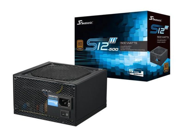 500-Watts ATX12V 80-Plus Bronze Power Supply