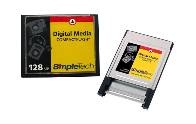 STI-CFAD/128A SimpleTech 128MB CompactFlash (CF) Memory Card