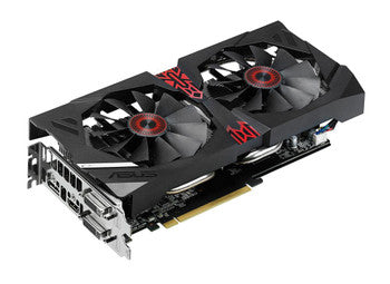 ASUS - STRIXR9285DC2OC - STRIX-R9285-DC2OC-2GD5 AMD Radeon R9 285 2GB GDDR5 256-Bit HDMI / DisplayPort / DVI-I / DVI-D PCI-Express 3.0 Video Graphics Card