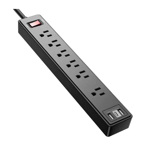 BSV604AF2M Belkin 6 Outlet Surge Protector with 2-USB Port