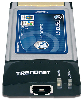 TEG-PCBUSR Trendnet 10/100/1000Mbps 32-Bit Gigabit CardBus PC Card