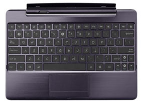 TF201-DOCK-GR Asus Keyboard Docking Connectivity Docking Port InterfaceTouchPad Compatible with Tablet QWERTY Keys Layout Built-in Smart Card Reader Gray