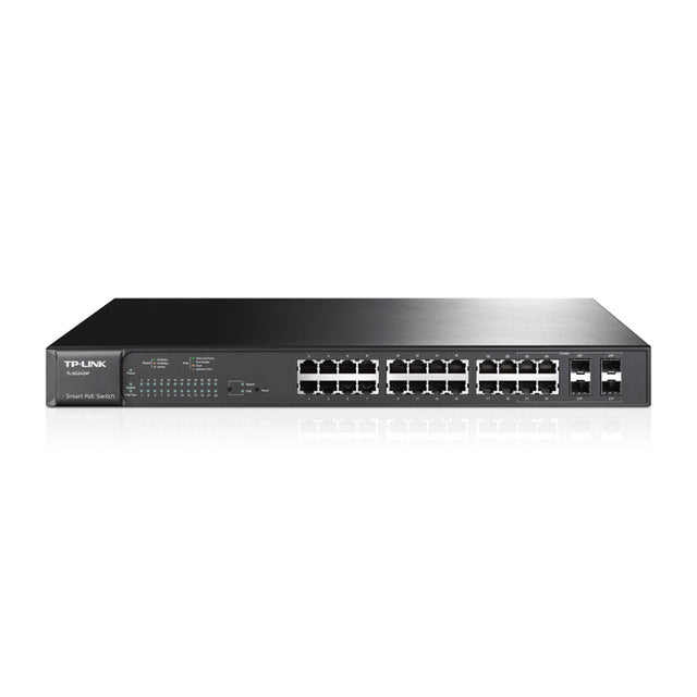 TL-SG2424P - TP-LINK 24 x Ports PoE+ 1GBase-T + 4 x Combo L2 Managed GE Network Switch