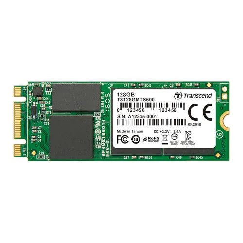 TS128GMTS600 Transcend 128GB Multi-Level Cell SATA 6Gb/s M.2 2260 Solid State Drive