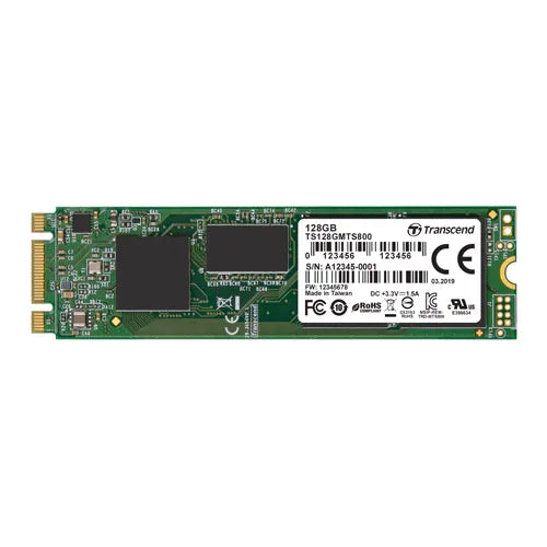 TS128GMTS800 Transcend 128GB Multi-Level Cell SATA 6Gb/s M.2 2280 Solid State Drive