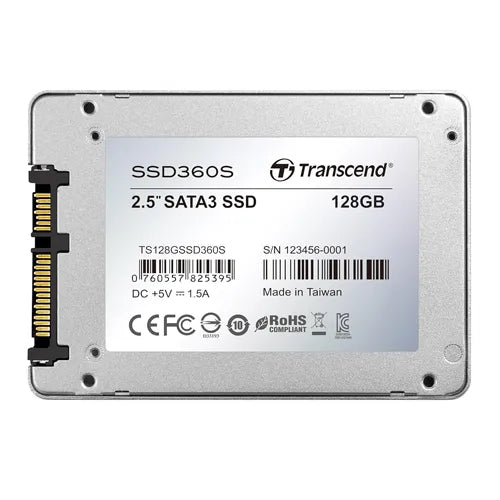 TS128GSSD360S Transcend 128GB Multi-Level Cell SATA 6Gb/s 2.5-Inch Solid State Drive