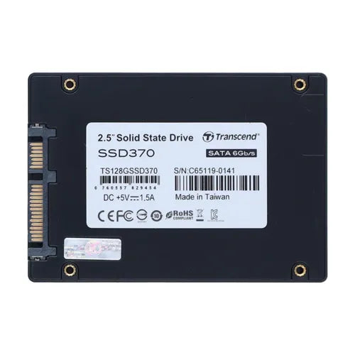 TS128GSSD370 Transcend 128GB Multi-Level Cell SATA 6Gb/s 2.5-Inch Solid State Drive